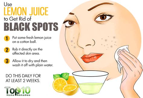 Lemon juice Best and easy Ways to Remove Dark Spots On Face